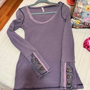 FP Movement by Free People Lavender Long Sleeve Top small